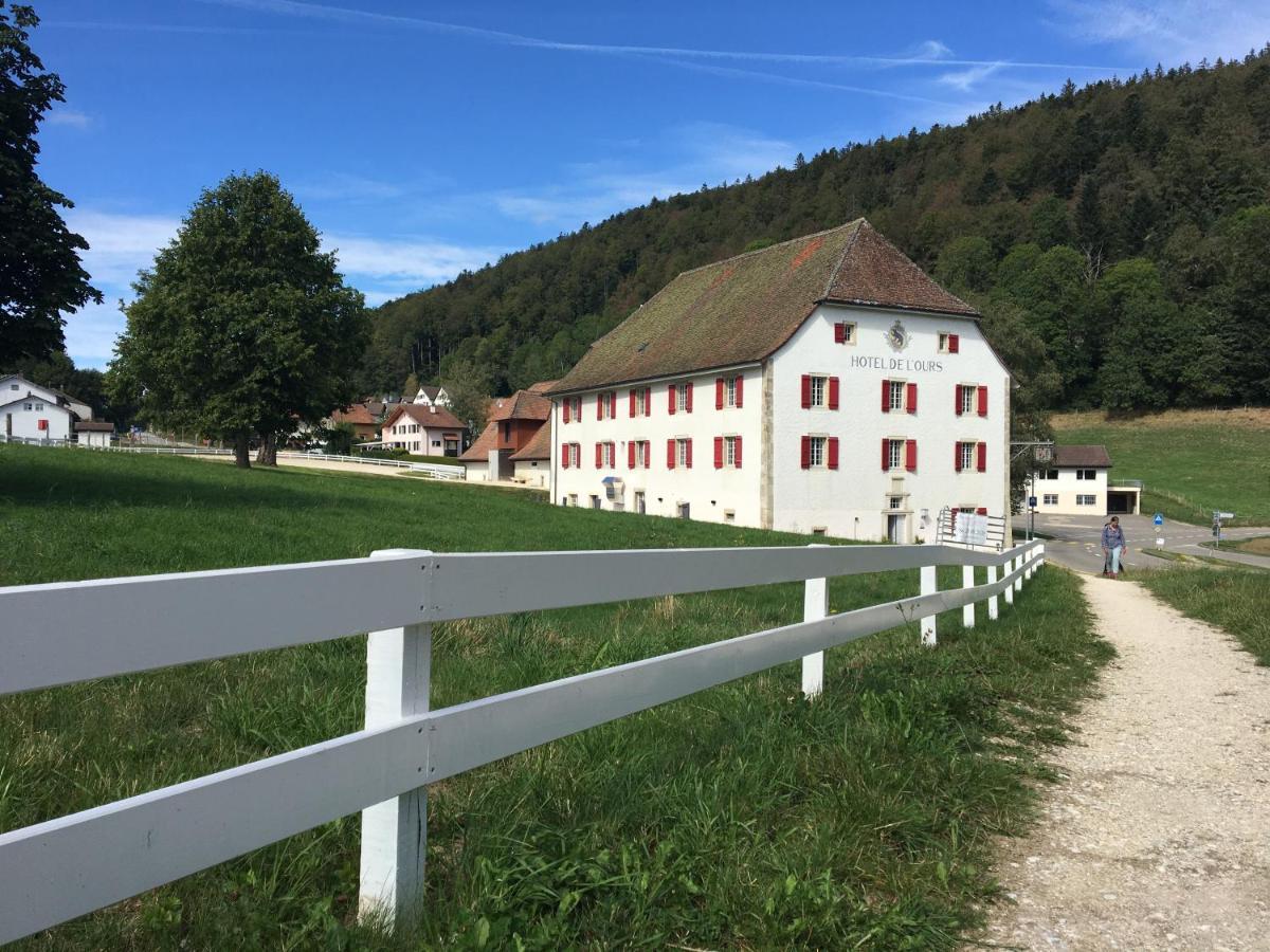 Auberge De Bellelay Restaurant Chez Aron Balde Zewnętrze zdjęcie